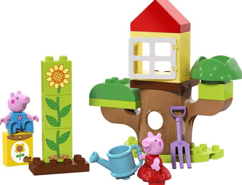 LEGO DUPLO-Peppa Pig tuin en boomhut-10431