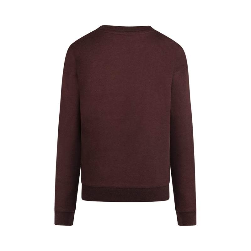 No Way Monday-Jongens Sweater gevallen shouder- Aubergine