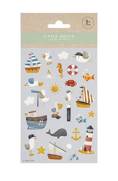 Little Dutch-Stickervel Sailors Bay-Blauw