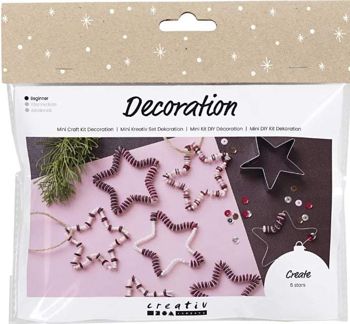 SES Creative- Mini Hobbyset Strijkkralen- Decoratie sterren