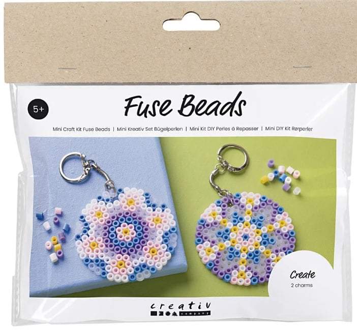 SES Creative- Mini Hobbyset Strijkkralen- Bedels/versieringen voor een tas