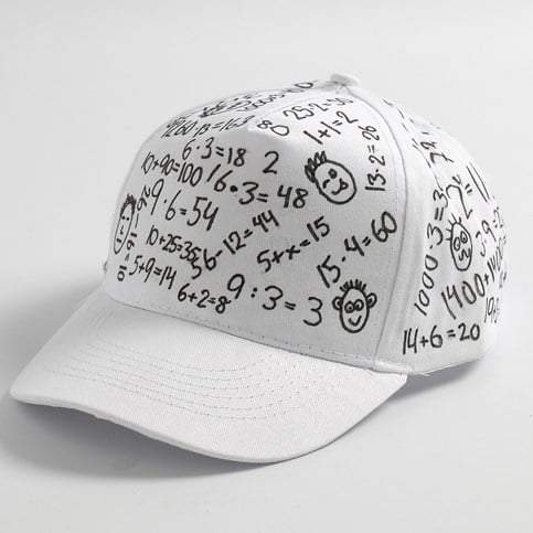 Creotime-Baseball cap, size 49= 5-56 cm, wit