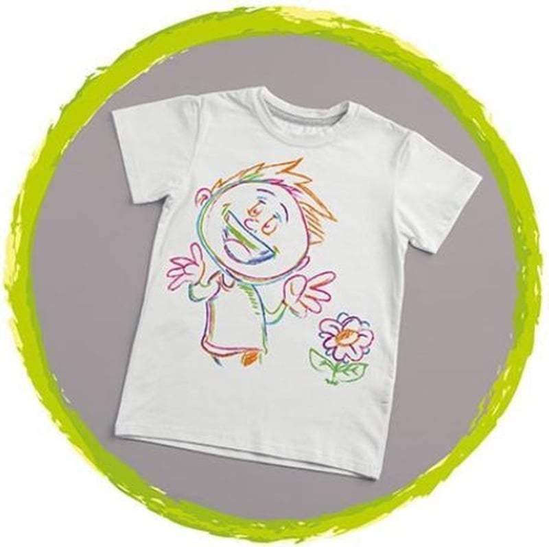 Toitoys-Textielstiften Tropical-6st op kaart-Multi Color