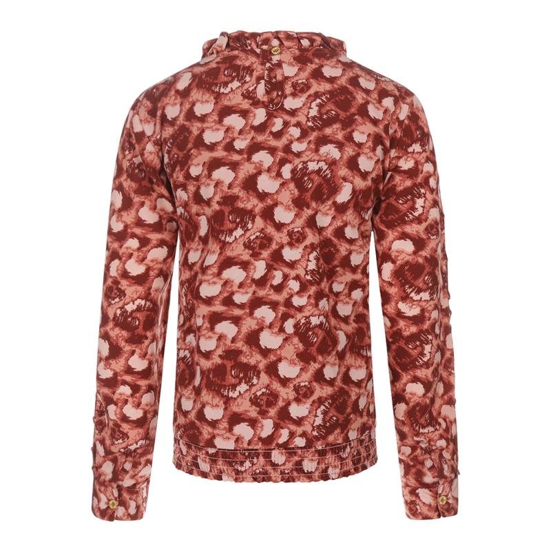 No Way Monday-Meisjes Blouse ls-Oud roze