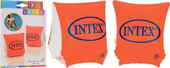 Intex Zwemvleugels Deluxe 23x15cm 3 tot 6 jaar - Zwembandjes-red
