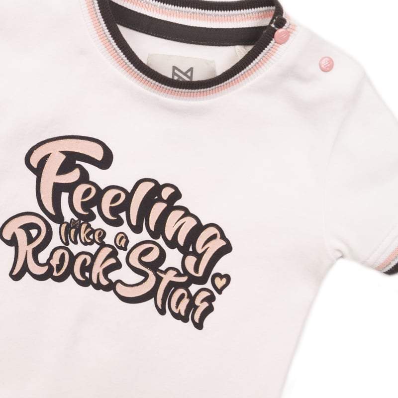 Koko Noko-Meisjes T-shirt ss-Wit