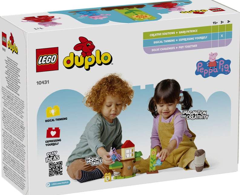 LEGO DUPLO-Peppa Pig tuin en boomhut-10431