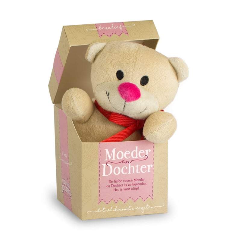 Miko-Berelief Moeder en Dochter-Brown