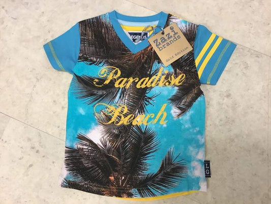 Leggends22-Jongens t-shirt Hector -Summer Geel