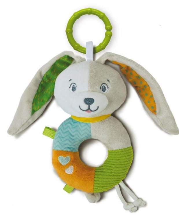 Clementoni Baby- Pluche Rammelaar -Konijn