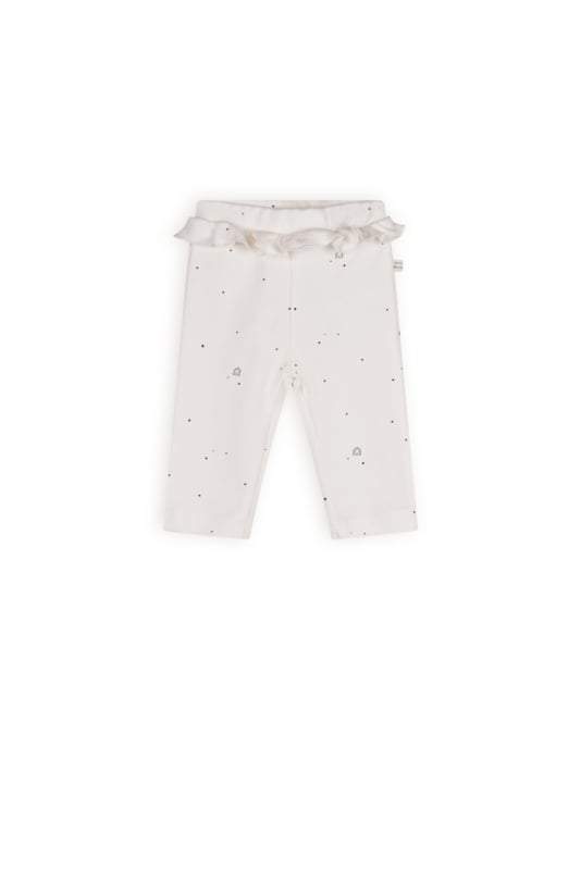 Petite Maison- Broek-Skyler met ruchesdetail-Aop navy