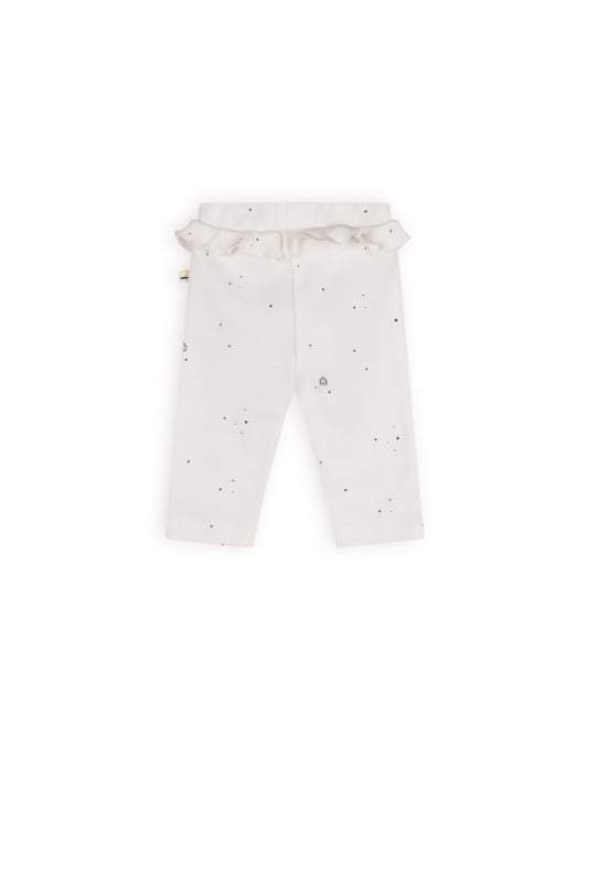 Petite Maison- Broek-Skyler met ruchesdetail-Aop navy