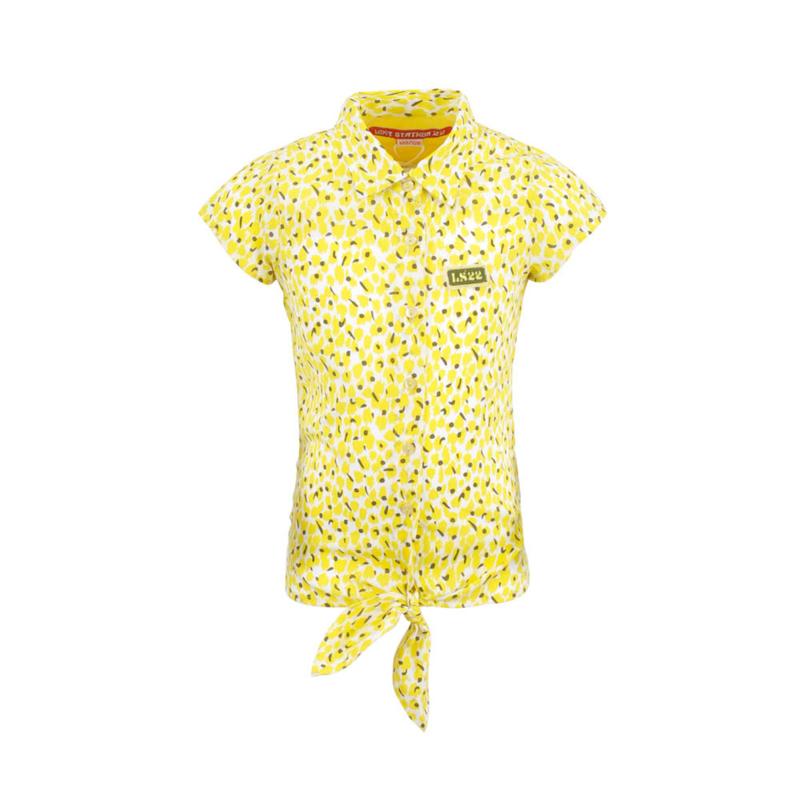 Lovestation22-Meisjes blouse Fatimah-Geel