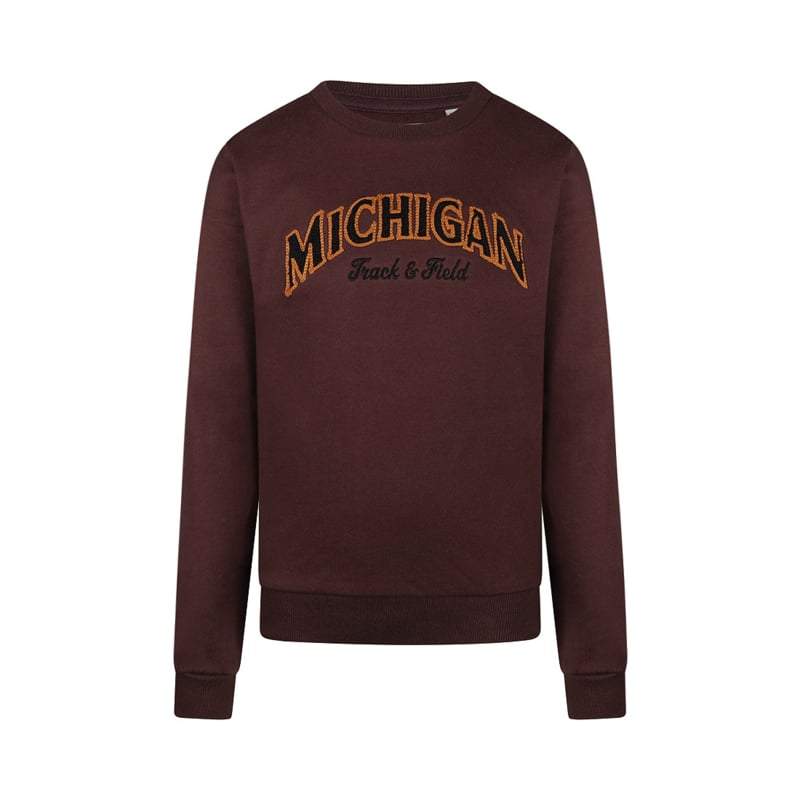 No Way Monday-Jongens Sweater gevallen shouder- Aubergine