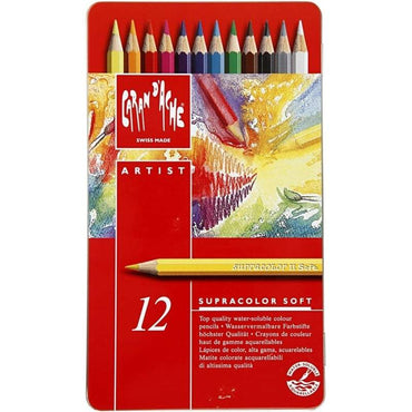 CARAN D' ACHE AQUARELPOTLODEN 12 stuks