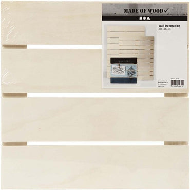 Wall decoration, size 28,6x28,6 cm, thickness 1,1 cm