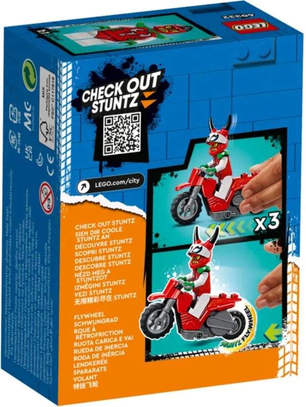LEGO City Stuntz Roekeloze Scorpion stuntmotor-60332