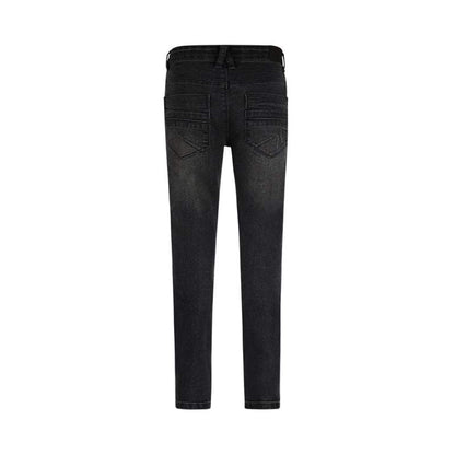 No Way Monday-Jongens  Broek Super Stretch skinny- Zwart