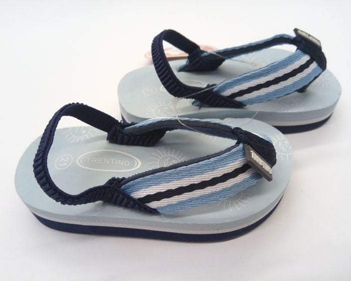 Libaco-Unisex Flip-flops with Suns-lightblue