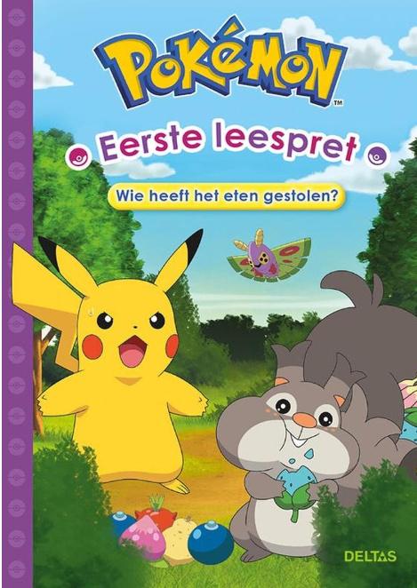 Deltas-Pokémon- eerste leespret - Wie heeft het eten gestolen?