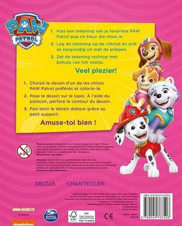 Deltas-Paw Patrol prikblok-roze