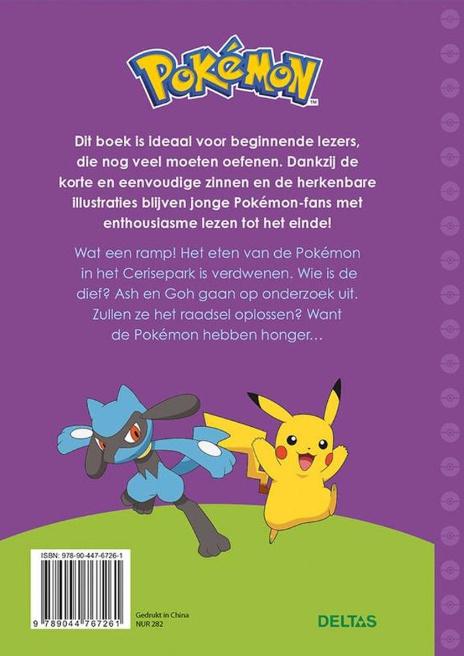 Deltas-Pokémon- eerste leespret - Wie heeft het eten gestolen?