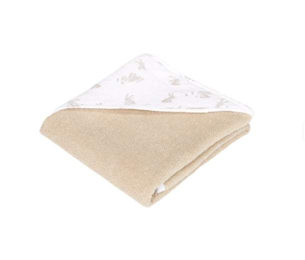 Little Dutch- Handdoek met capuchon Baby Bunny-Beige