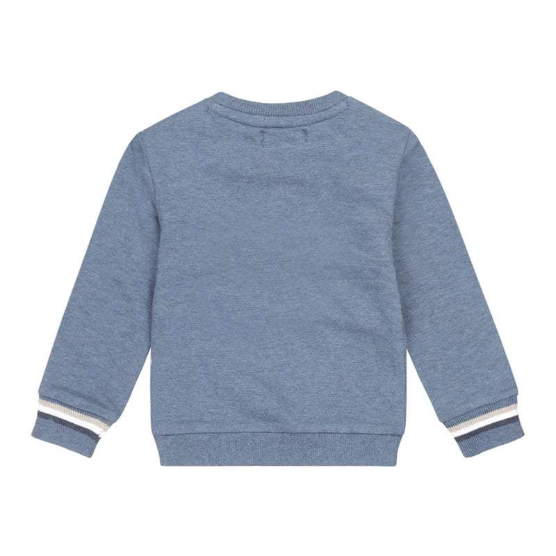 Dirkje-Jongens Sweater ls -Blue melee