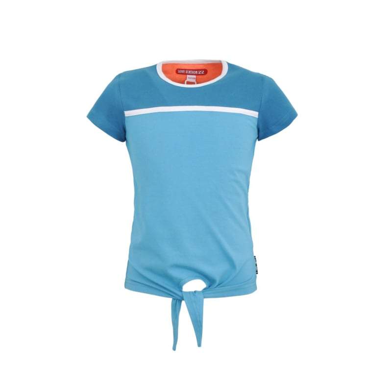 Lovestation22-Meisjes T-Shirt  Nyne -Scuba  Blauw