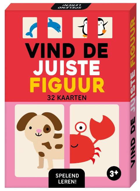 Image Books-Spelend leren-Vind de juiste figuur-pink