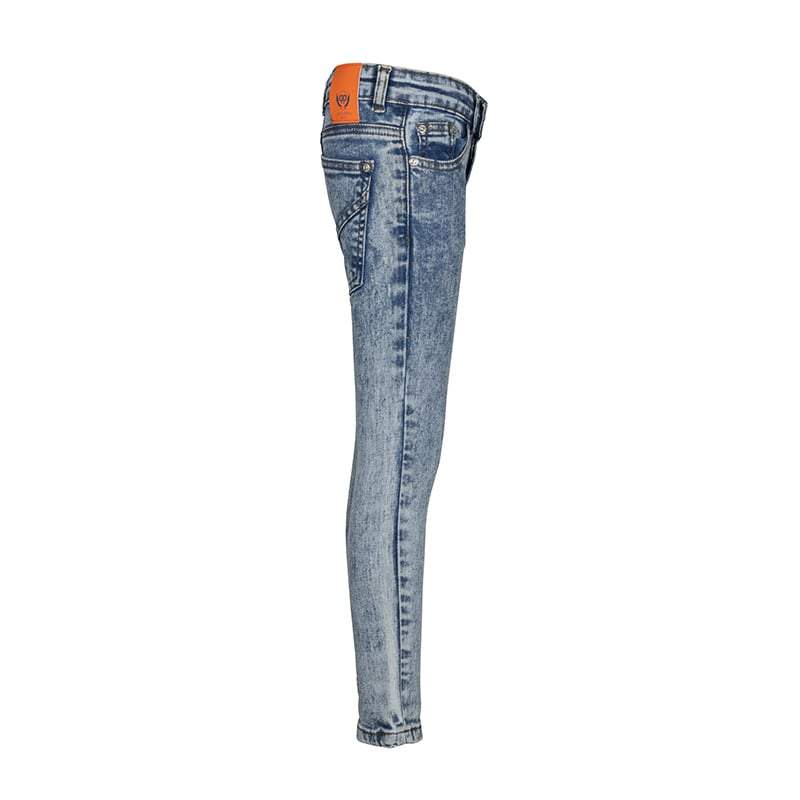 Dutch Dream Denim-Meisjes broek jeans- Chora-Midden blauw