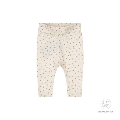 Dirkje-Baby broek hoge taille organic cotton-Gebroken wit