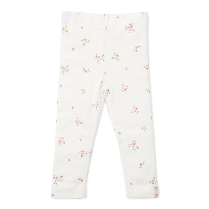 Little Dutch-Broek AOP- Bunny-Gebroken wit