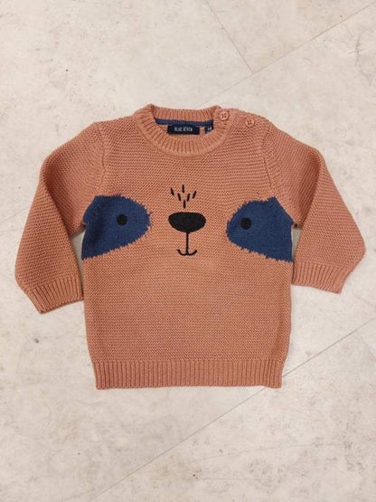 Blue Seven-Jongens pullover-Koper bruin