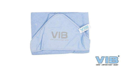 VIB-Jongens Badcape -Licht blauw -zilver