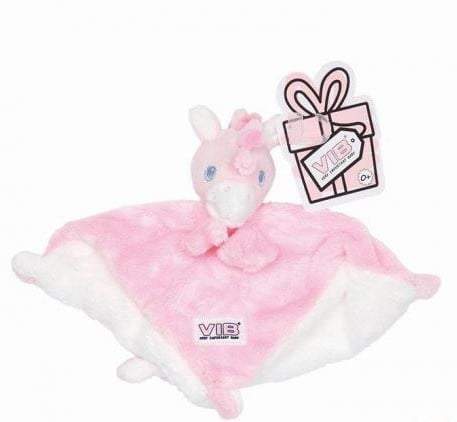 VIB- Pluche Knuffeldoekje Unicorn-Roze