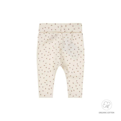 Dirkje-Baby broek hoge taille organic cotton-Gebroken wit