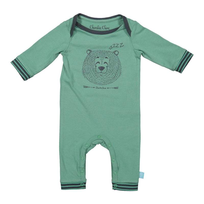 Charlie Choe-  Baby Unisex Jumpsuit- Malachite Green