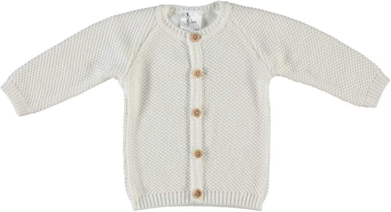 Klein Baby-Vest-Natuurlijk wit