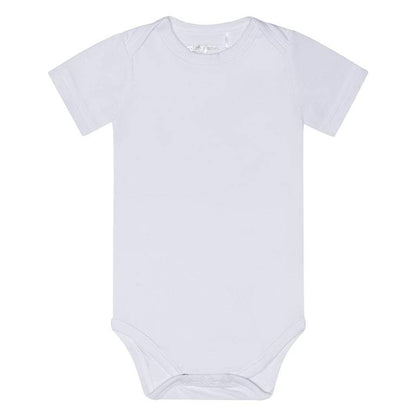 Dirkje-Baby romper korte mouw- Wit