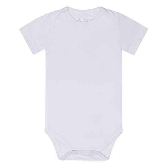 Dirkje-Baby romper korte mouw- Wit