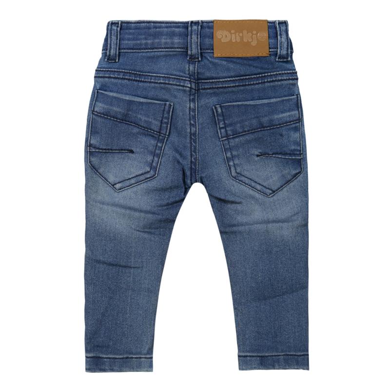 Dirkje-Baby Jongens broek jeans-Jeans blauw