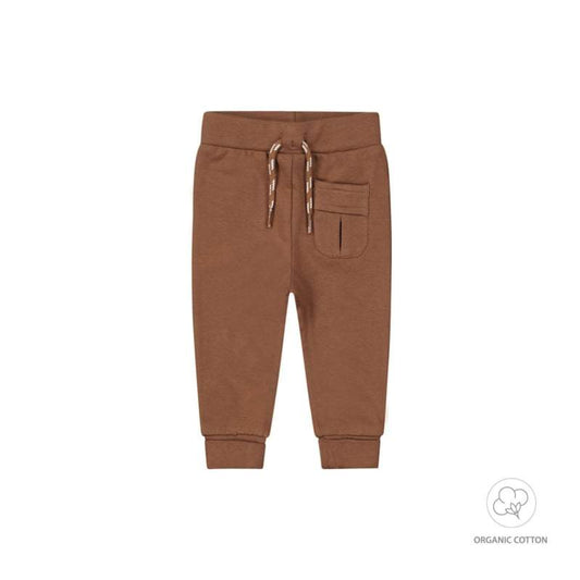 Dirkje-Baby jongens broek organic cotton-Bruin