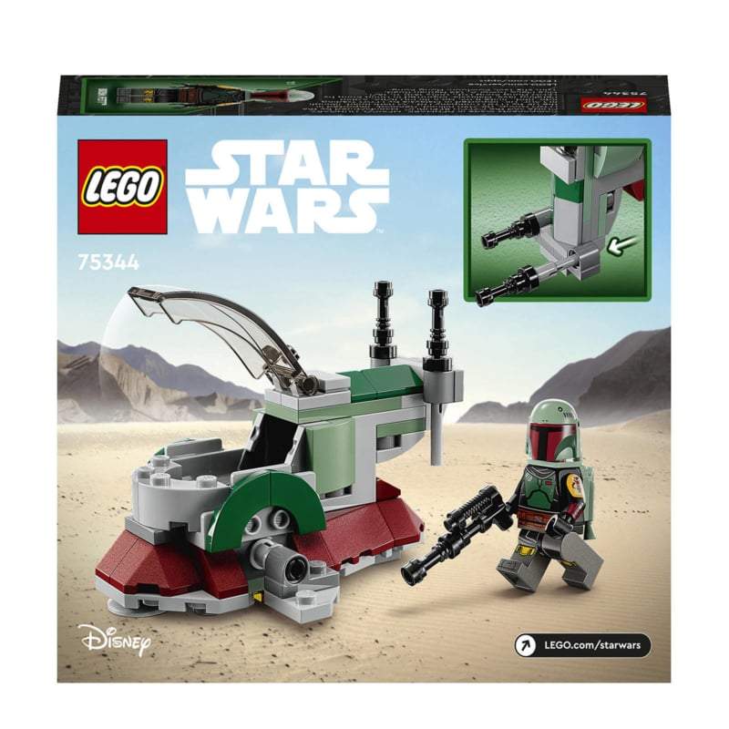 LEGO Star Wars Boba Fett's Starship Microfighter-75344-Multi Color