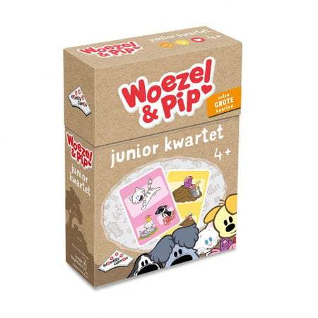 Identity Games-CW-Woezel & Pip Junior kwartet kaartspel-Multi Colour