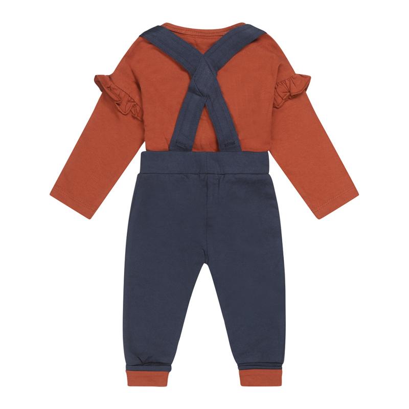 Dirkje-Meisjes 2 pce babysuit-Navy