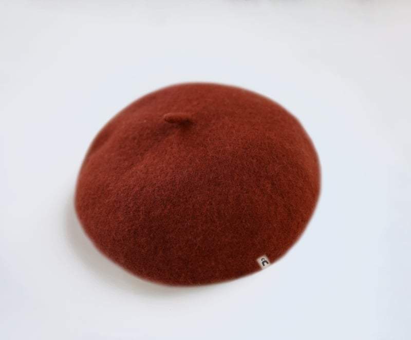 The New Chapter-Baby Felt beret-Chestnut