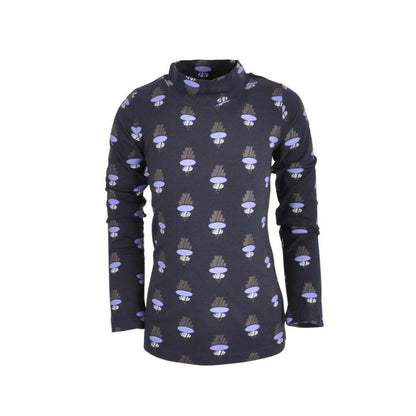 Lovestation22-Meisjes Shirt Linda-Donker blauw