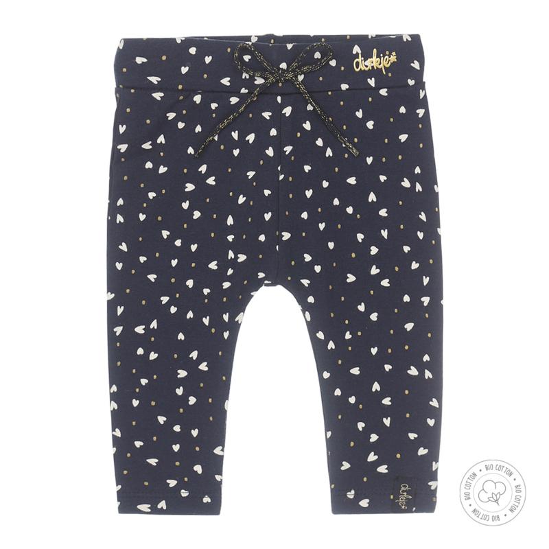 Dirkje-Baby Meisjes broek Bio Cotton-Navy