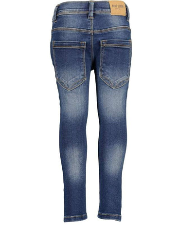 Blue Seven-Meisjes broek jeans-NOS -Donker blauw